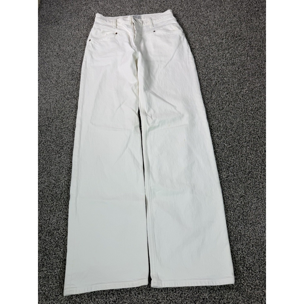 Abercrombie & Fitch The 90s Relaxed Jean High Rise Women's Size 8 White